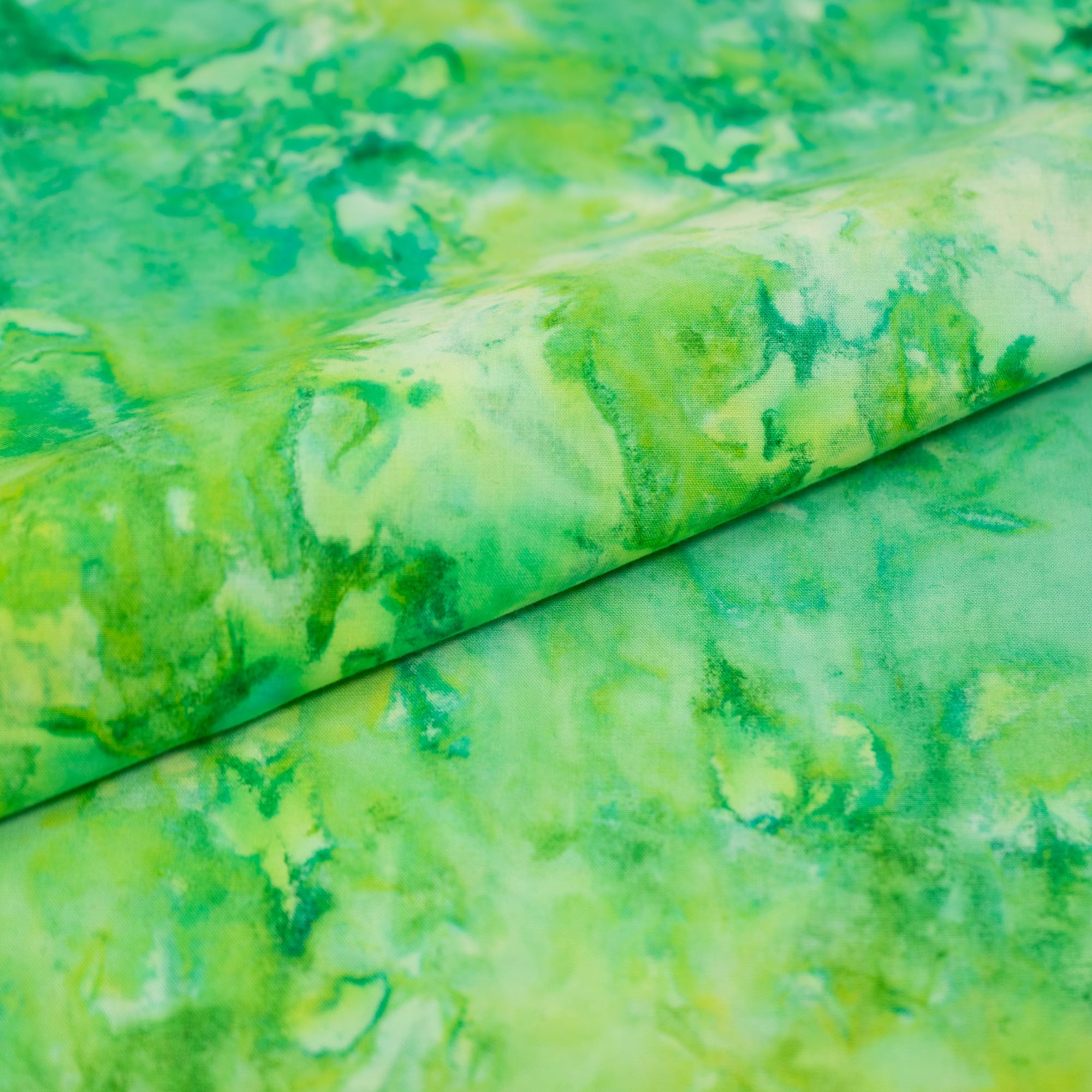 SINGER Batik Green Tone Cotton Fabric